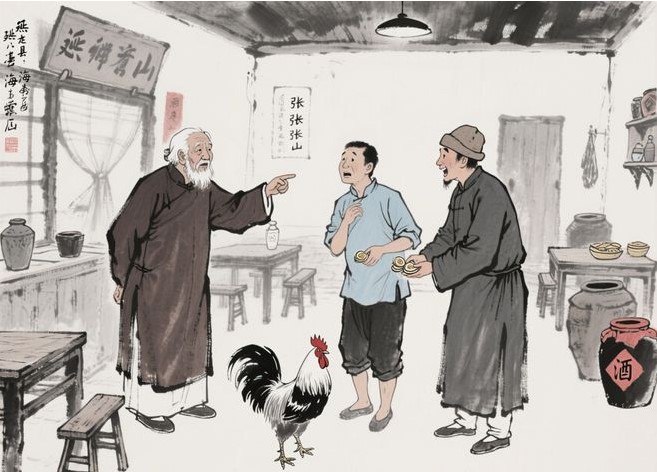 公鸡审案